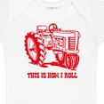 thumbnail image 4 of Inktastic This is How I Roll Tractor Red Boys or Girls Baby Bodysuit, 4 of 5
