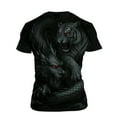 thumbnail image 2 of Blissboy Men's Chinese Dragon Graphic T-Shirt Anime Mythical Beast Tee Gothic Fantasy Creature Shirt, 2 of 7