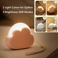 thumbnail image 3 of Luz de noche para niños JAMW nube LED USB recargable rosa, 3 of 5
