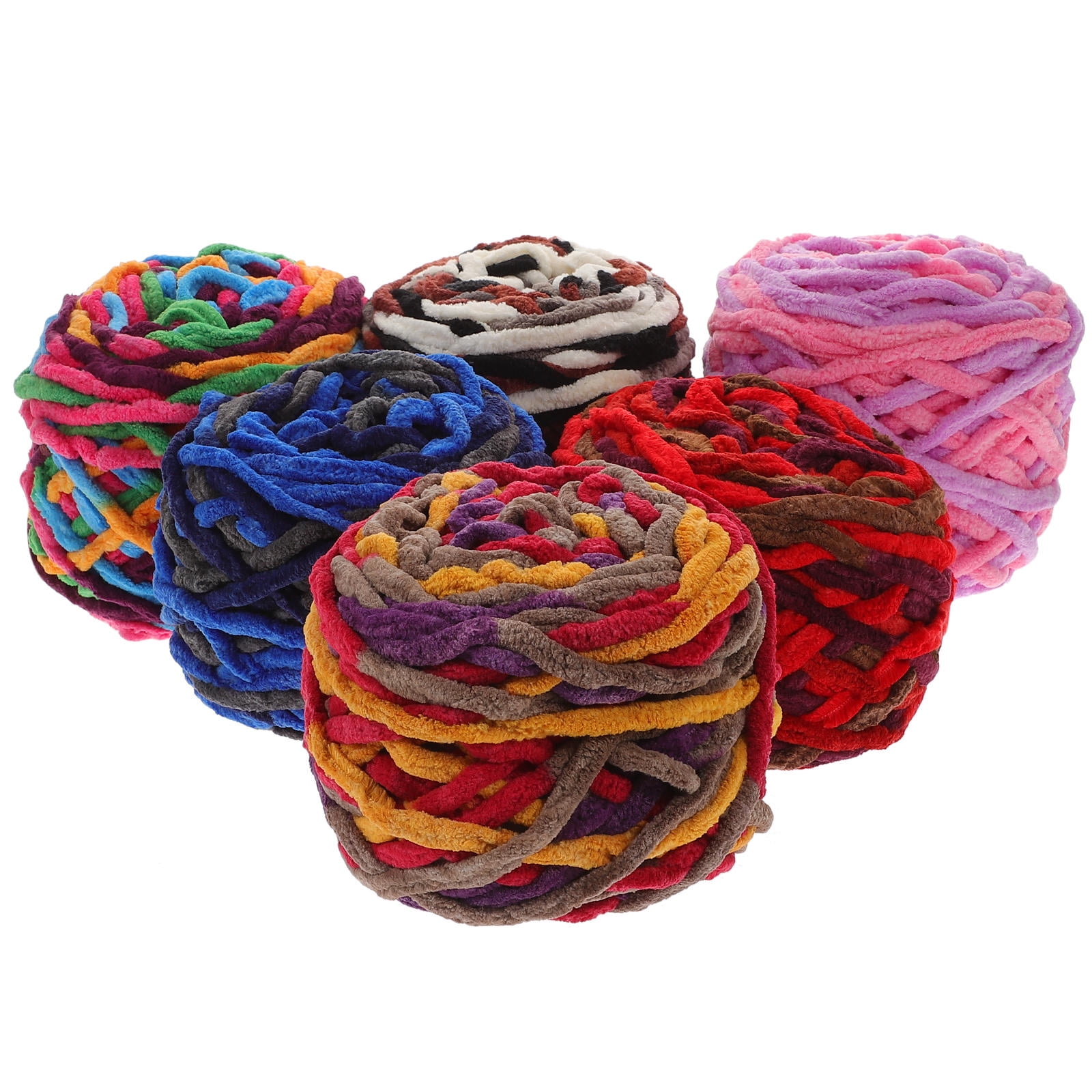 FOMIYES 6 Rolls Premium Crochet Yarn for Knitting, Sewing, Scarf Making, Soft High- Material