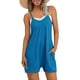 thumbnail image 5 of mfyjkho Pantalones Cortos Para Mujer, Mono Corto Con Tirantes, Sin Mangas, Informal, Liso, De Verano Para Mujer Pantalones Cortos De Yoga Xl, 5 of 8
