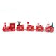 thumbnail image 1 of Tren De Navidad Pintado De Madera Decoración Para El Hogar Xmas Tree Decor Krismas Ornamento Regalo 2022 Decoraciones, 1 of 4