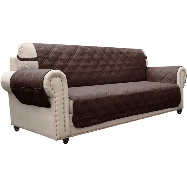 Housse de Canapé Sofa 100 % Imperméable Antidérapante Matelassée Protège-Meubles