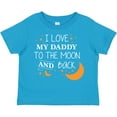 thumbnail image 3 of Inktastic I Love My Daddy to the Moon and Back Boys or Girls Toddler T-Shirt, 3 of 5