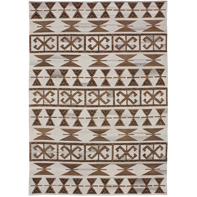 Due Process Stable Trading Flatweave Andalou No. 1 Zone de Cacao Tapis&44; 8 x 10 Pi.