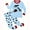 Light blue dinosaur, variant on WIBACKER 100% Cotton 2 Pieces Pajamas for 3-8T Boys Toddler Kids Train Sleepwear Tops and Pants Set