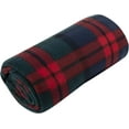 thumbnail image 5 of (24 Pack) Plaid Fleece Blankets and Throws in Bulk Pack 50 x 60 for Wedding Guests, Homeless, Pets, 160 GSM, 5 of 19