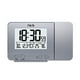 thumbnail image 1 of Reloj despertador multifunción con pantalla de alarma para la temperatura de la oficina en casa (plata, sin batería), 1 of 4
