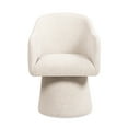thumbnail image 5 of Newboti Furniture Marcy Swivel Upholstered Dining Arm Chair, Simple Gray Chenille 89931, 5 of 7