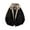 Black, variant on Winter Lined Hooded Coat With Trim Heavyweight Jacket For Cold Weather Windproof Outdoor With Warm Insulation