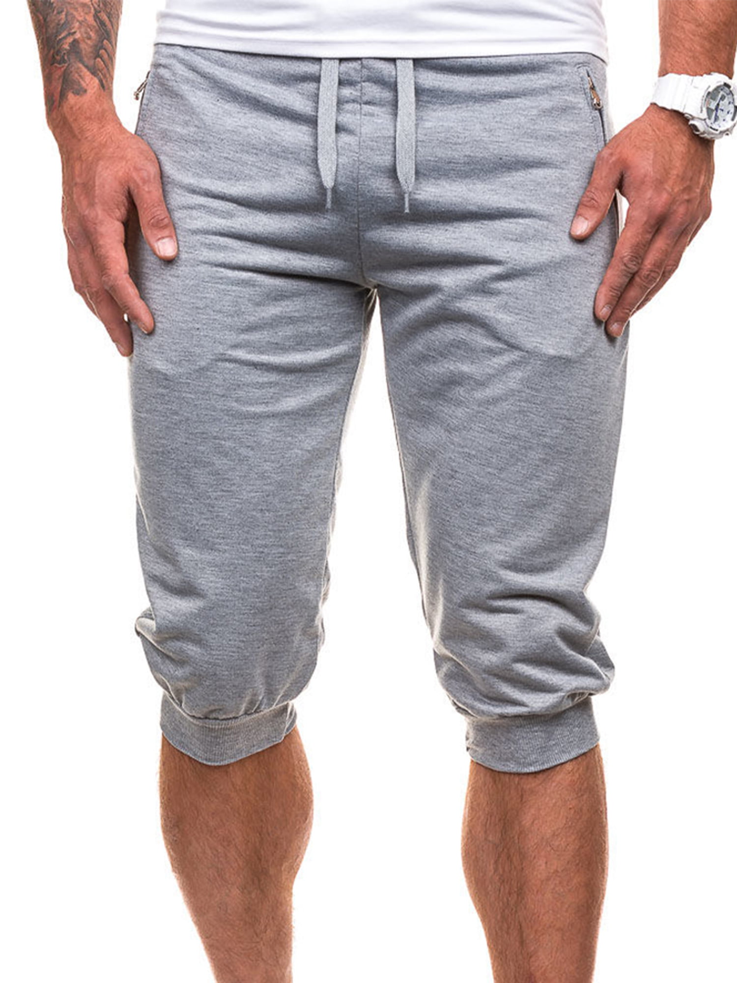 men's sweatpants short length