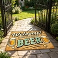 thumbnail image 4 of Basketball Themed Entrance Doormat | Welcome Mat for Indoor or Outdoor Use | Absorbent Floor Rug with Sporty Design for Entryways, Patios, or Garage Doors, 4 of 6