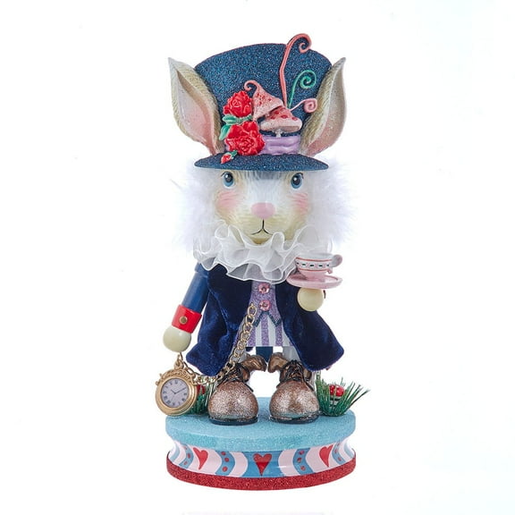 Kurt Adler 12-Inch Hollywood Nutcrackers White Rabbit Nutcracker
