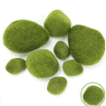 thumbnail image 1 of Simulación de piedra de musgo Rocas de musgo artificial Modelo de musgo falso para bricolaje Micro paisaje Jardín de hadas Decoración Hierba Planta Decoración en maceta, Piedra de musgo artificial (8 piezas) brillar Electrónica, 1 of 4