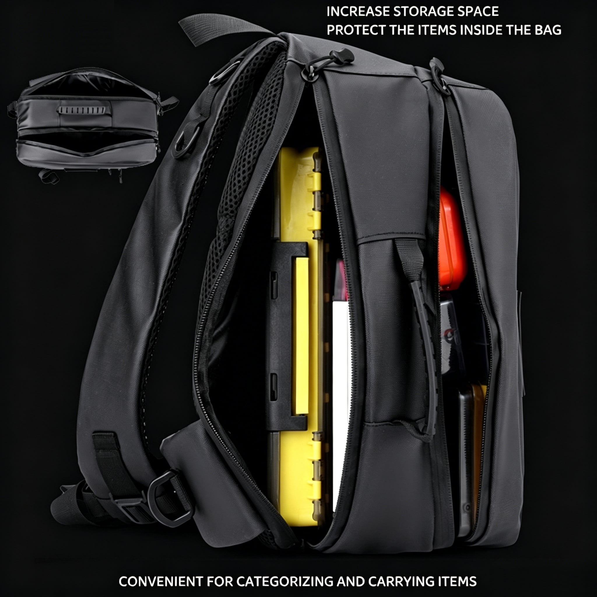 NomiLife Durable Water-Resistant Lightweight Fishing Tackle Box & Bait Storage
