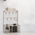 thumbnail image 2 of HEALEEP Rack De Almacenamiento Dorado Con De Metal Para Llaves Y Artículos Pequeños, 2 of 7