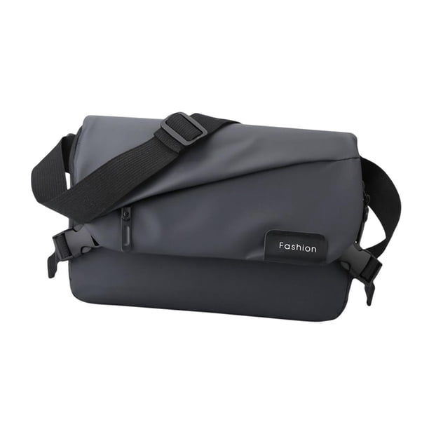 Bolso bandolera de gran capacidad Correa ajustable Equipaje Bolsa de compras informal Paquetes Gris oscuro Hugo Bolsos cruzados