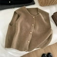 thumbnail image 5 of C.New S Otoño Nuevo Cárdigan para Mujer Coreano Elegante Tejido Sin Mangas Suéter Casual Femenino Tanques Moda Entallada Tops Casuales para Damas, 5 of 5
