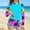 C Multicolor, variant on Girls Swimsuit Set, Floral Print Sun Protection Quick-Dry Summer Surfing Beach Swimwear 2-Piece Multicolor 10-11T
