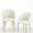 White, variant on Champagne Upholstered - Armless Style - Conference Room Use - 220lbs Capacity
