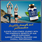 Windsor Botanicals HMB and Vitamin D3 for Strength & Recovery - 180 Caps