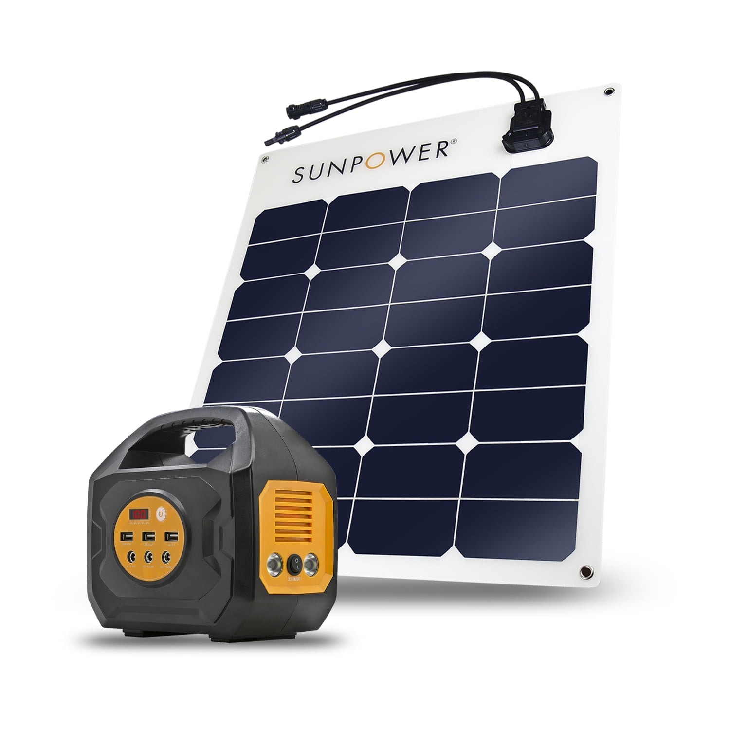 S200 ExpertPower Portable Solar Generator with 50W Flexible SunPower