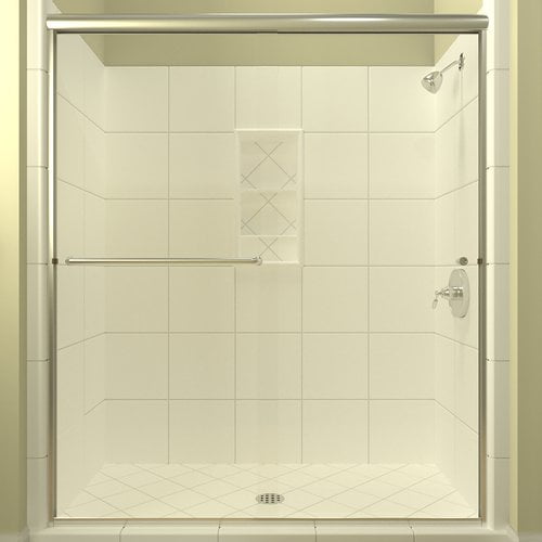 Arizona Shower Door ES16076CHCLL 76.38 x 60 in. ESE Euro Enclosure Shower Door with Showerhead Left - Chrome