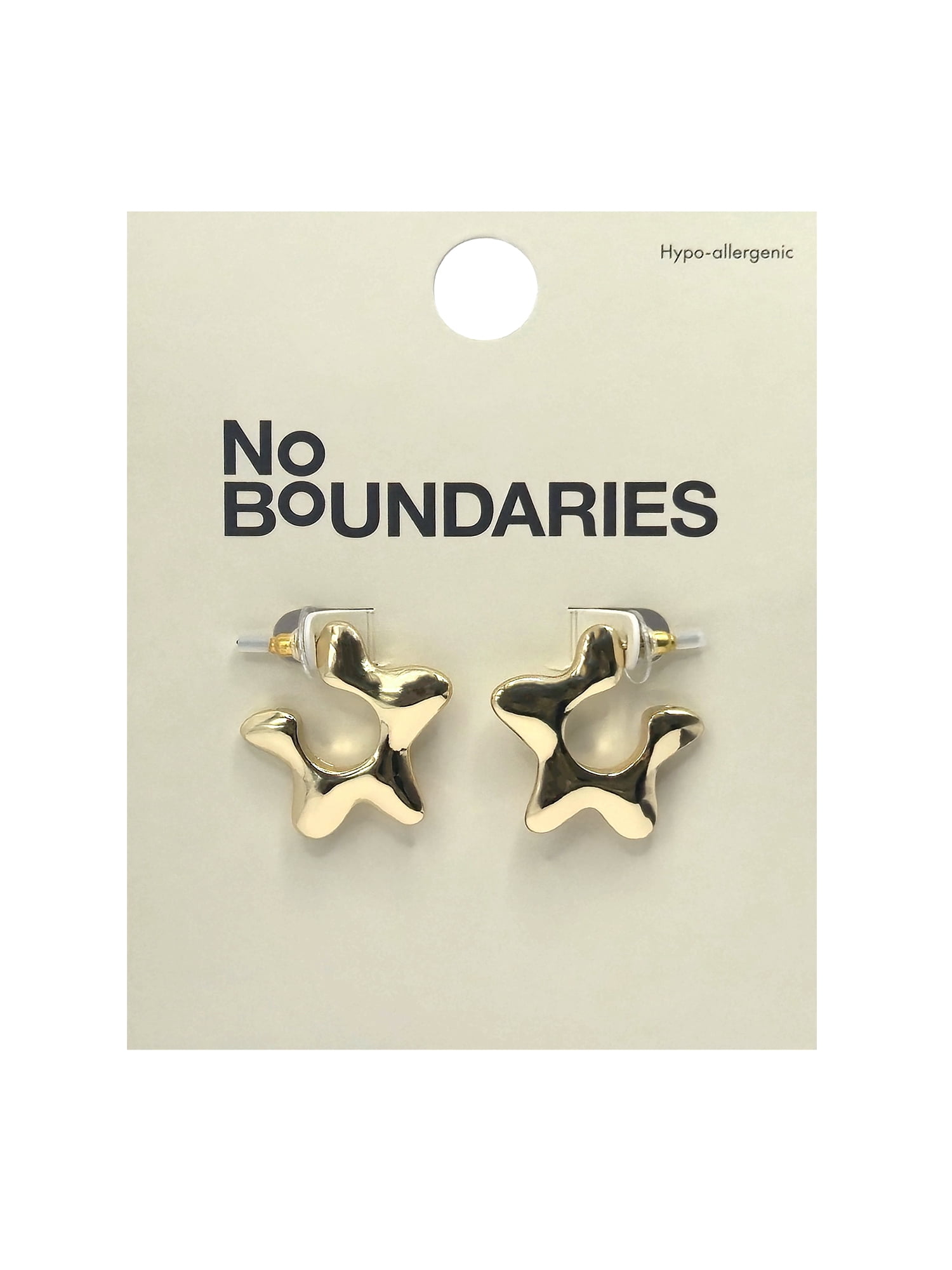 No Boundaries Women's Goldtone Star Earrings