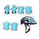 thumbnail image 1 of Casco de bicicleta para niños Juego de cascos con muñequera de , casco de patinaje portátil portátil cómodo y cómodo para deportes al aire, 1 of 8