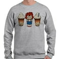 thumbnail image 2 of Horror Doll Coffee Long Sleeve Shirt Unisex Large Grey, 2 of 5