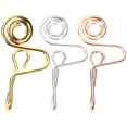 thumbnail image 1 of MasteelfCA 3pcs Fake Nose Rings Non Piercing Clip On Nose Rings Creative Metal Nose Rings, 1 of 8