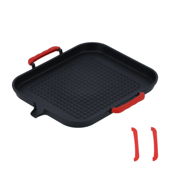 BBQ Grill Pan,MultiFunction Barbecue Plate Portable Barbecue Baking Tray Grill Plate Optimized for Excellence