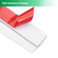 thumbnail image 3 of Unique Bargains Floor Transition Strip 6.6Ft 2 Meter Self Adhesive for Height 3mm White, 3 of 6