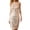 Beige, variant on Women’s Party Neck Sequin Fringe Dress, Sleeveless Midi Evening Gown with V Neck Beaded Fringe Design, Perfect for 1920s Flapper Themes, Great Gatsby Parties, Club Nights & Special Occasions