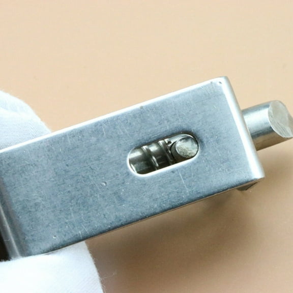 LABSERRON Secure 1Pc Spring Loaded Latch Pin for Dog Cage Locking 7*3.3cm in Silver Material