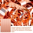 thumbnail image 4 of Paquete de 5 Láminas de Ánodo de Cobre Puro (99,995 % de Pureza) para Enchapado y Galvanoplastia, Tira de Electrodo de Cobre de 0,04 X 1 X 6 Pulgadas., 4 of 5