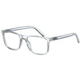 thumbnail image 2 of B.E Bio Eyes Mens Rectangular Reading Glasses Made from Recycled Plastic Ewan +2.50 in Crystal, 2 of 11