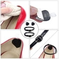 thumbnail image 4 of Cordones de cuero para tacones Altos Colco 4 Uds Cinturón de Decoración negro, 4 of 8