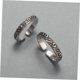 thumbnail image 5 of unbranded 2Ud Anillos Retro De Pareja En Cobre Plateado Anillos Decorativos Románticos Para Accesorios De Mano, 5 of 8