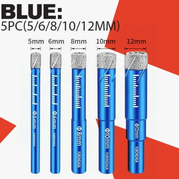 Juego De Brocas De Diamante Para Piedra, , Granito, 12 10 Mm Macarena Brocas | Walmart En Línea