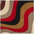 thumbnail image 3 of Contemporary Rug - Rodeo Drive -Red/Multi-Color:Red/Multi,Design:Contemporary,Shape:Runner,Size:8'L x 2'6" W, 3 of 6