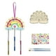 thumbnail image 1 of Children'S Wind Chime Ornaments DIY Painted Birthday Art Activity Decoration Pendant,Rainbow Set, 1 of 5