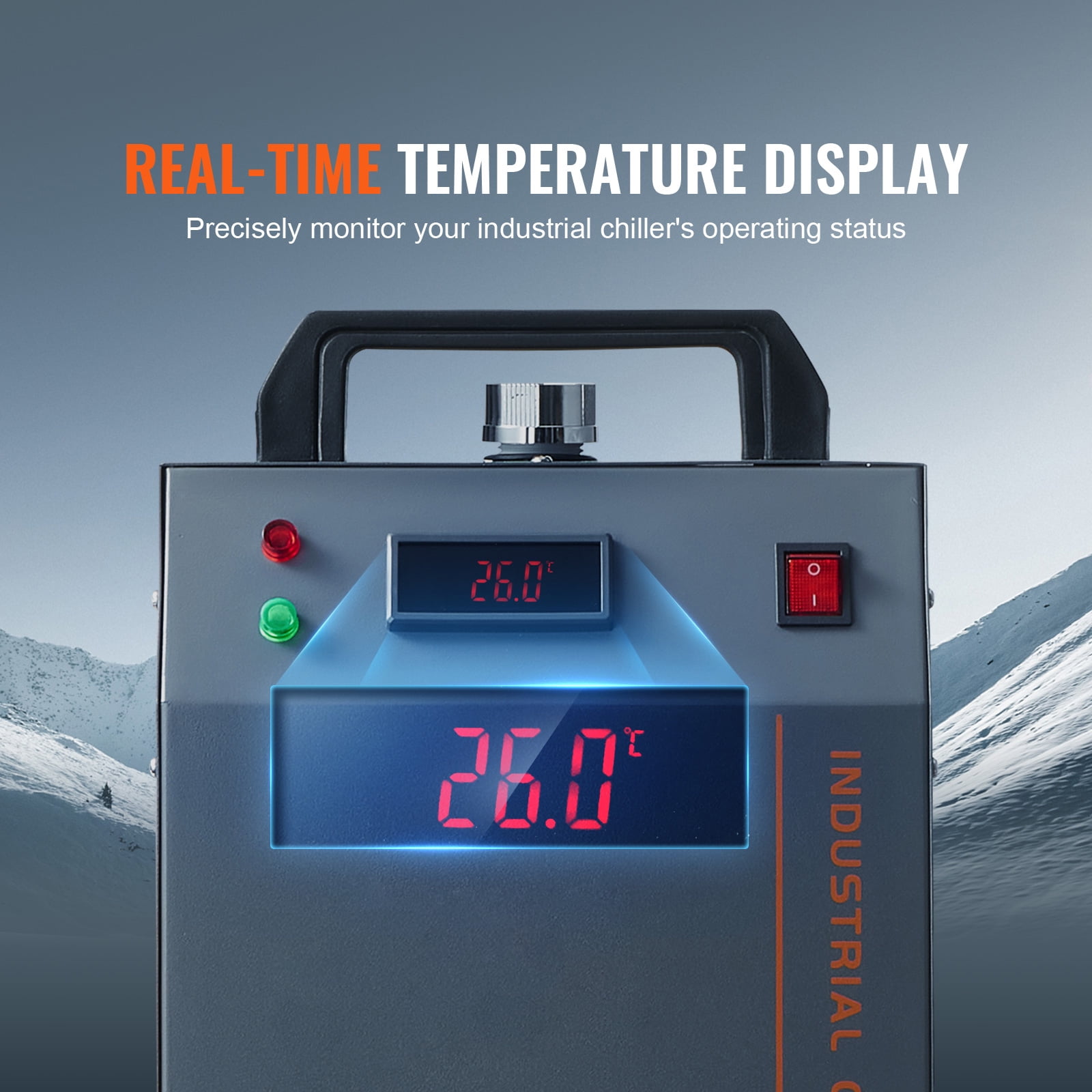 KFFKFF 12 L 12 L/min Air-cooled Industrial Chiller CW-3000 for Laser Tube