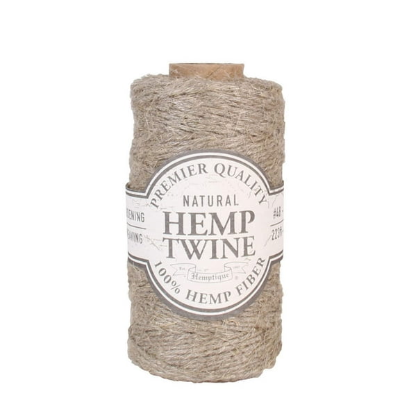 Hemptique Rustic Hemp Twine - 2 mm, 223 ft