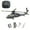 Grey/1 Battery, variant on RC Helicopter K200, 2.4G 6-Channel Simulation Helicopter with Optical Flow Positioning & Altitude Hold, Brushless Motor, One-Key Inverted Flight, USB Charging, 2 Batteries Gray