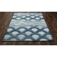 thumbnail image 2 of Art Carpet 841864117158 8 x 11 ft. Seaport Collection Waves Woven Area Rug, Blue, 2 of 2