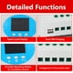 thumbnail image 5 of Fawoonu Smart MPPT Solar Charge Controller with Dual USB Output and LCD Display YCX-131-150A White/Blue - Versatile Modes & Wide Applications, 5 of 6