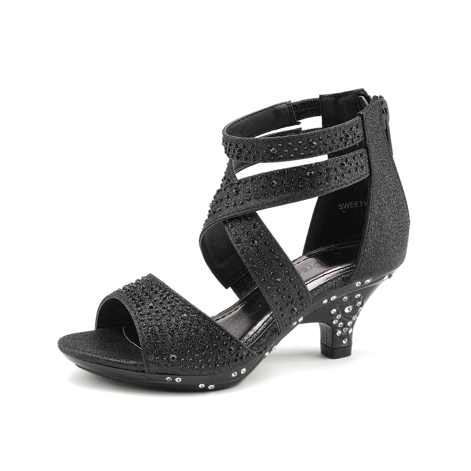 Black 1.5 inch heels new arrivals