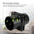 thumbnail image 3 of Solar Power Fan 10W 12V Solar Power Exhaust Fan for Pipe Ventilation Pet House, 3 of 11