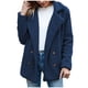 thumbnail image 2 of Puntoco Mujeres Damas Chaqueta Caliente Invierno Sólido Turn Coat Down Collar Lambswoo Outerwear Liquidación Puntoco Puntoco-1201, 2 of 9